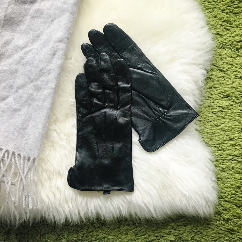 Lamp nappa black gloves